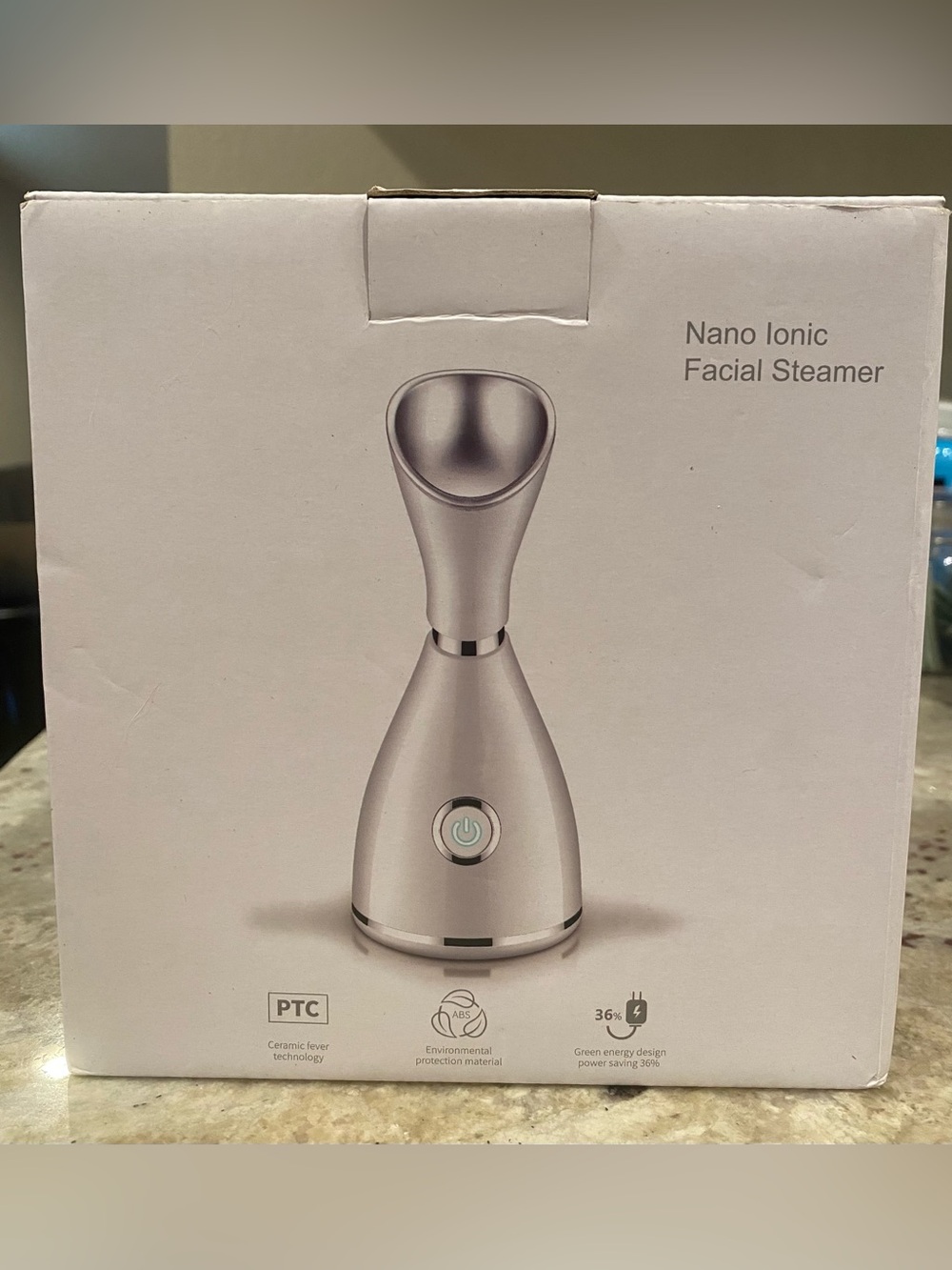 Nano Ionic Facial Steamer - Silver. New in box. MSRP $25 - Picture 4 of 5